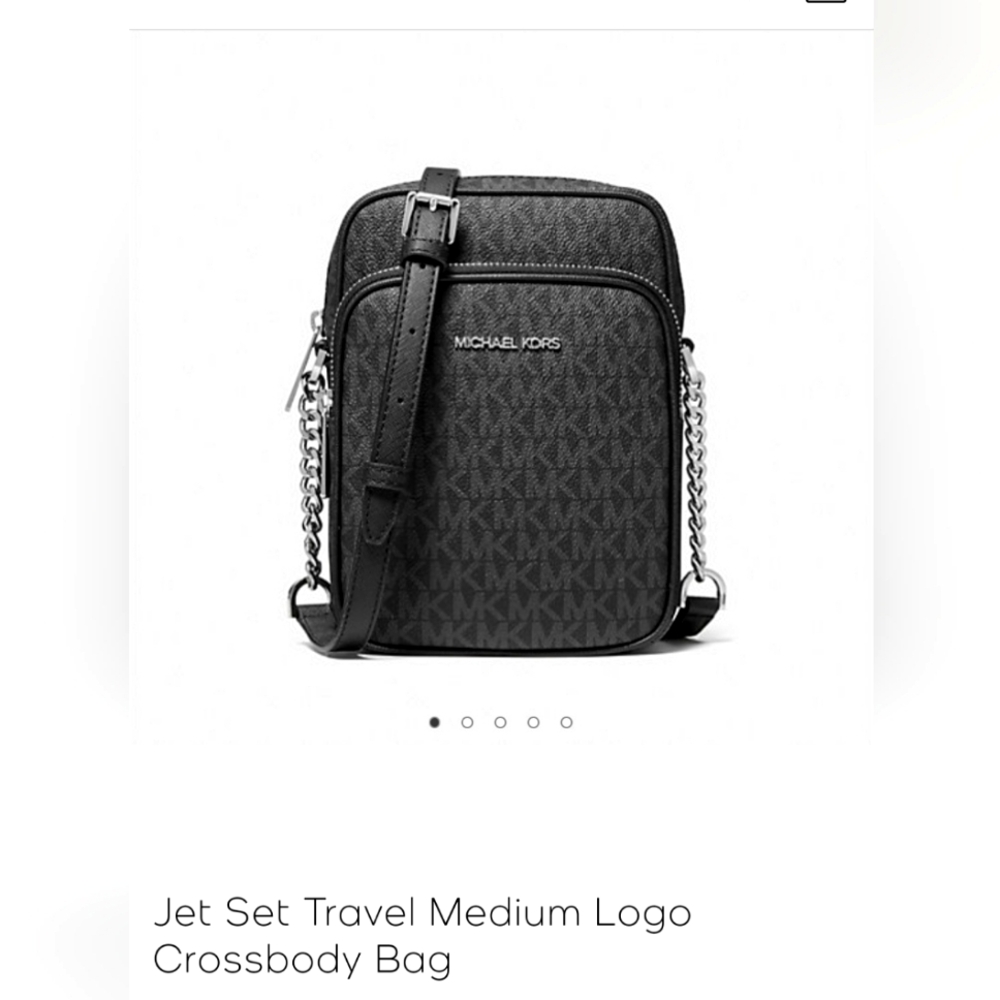 Michael Kors Jet Set medium logo Crossbody Bag